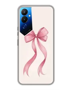 Чохол для TECNO POVA 4 (LG7n) з картинкою «Рожевий бант»