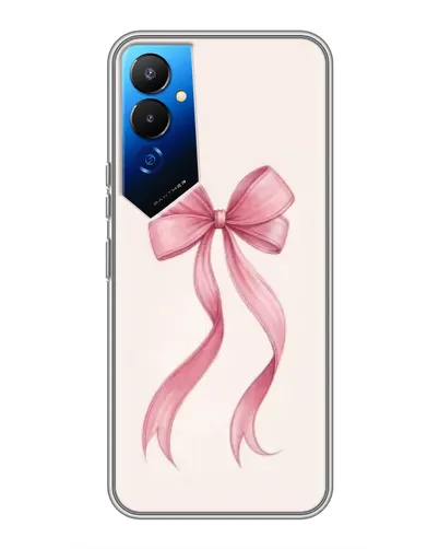 Чохол для TECNO POVA 4 (LG7n) з картинкою «Рожевий бант»