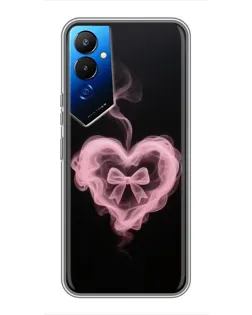 Чехол для TECNO POVA 4 (LG7n) с картинкой «Дымчатое сердце»