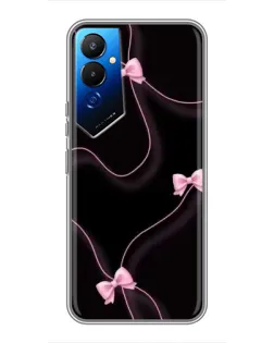 Чохол для TECNO POVA 4 (LG7n) з картинкою «Рожеві стрічки»