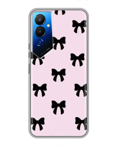 Чохол для TECNO POVA 4 (LG7n) з картинкою «Чорні банти Coquette» Чохол для TECNO POVA 4 (LG7n) з картинкою «Чорні банти Coquette»
