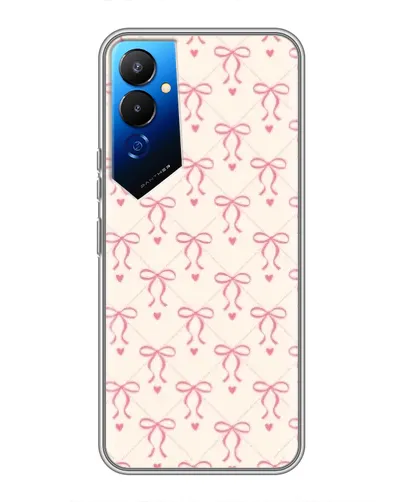 Чохол для TECNO POVA 4 (LG7n) з картинкою «Рожеві бантики Coquette» Чохол для TECNO POVA 4 (LG7n) з картинкою «Рожеві бантики Coquette»