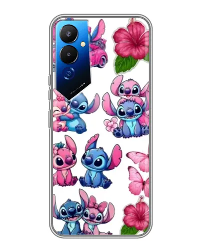 Чохол для TECNO POVA 4 (LG7n) з картинкою «Стікери Stitch та Angel» Чохол для TECNO POVA 4 (LG7n) з картинкою «Стікери Stitch та Angel»