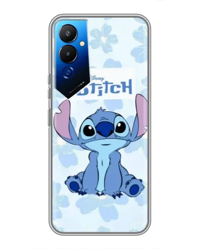 Чохол для TECNO POVA 4 (LG7n) з картинкою «Stitch серед квітів» Чохол для TECNO POVA 4 (LG7n) з картинкою «Stitch серед квітів»