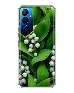Чехол для TECNO POVA 4 (LG7n) с картинкой «Ландыши в зелени»