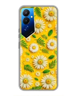 Чехол для TECNO POVA 4 (LG7n) с картинкой «Ромашковое солнце»