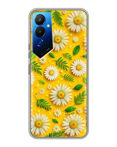 Чехол для TECNO POVA 4 (LG7n) с картинкой «Ромашковое солнце»