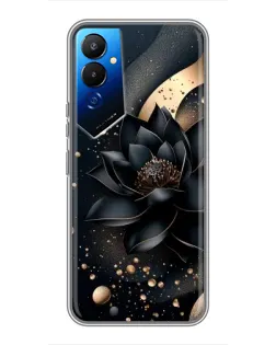 Чехол для TECNO POVA 4 (LG7n) с картинкой «Черный лотос»