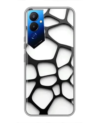 Чохол для TECNO POVA 4 (LG7n) з картинкою «Біла об'ємна сітка» Чохол для TECNO POVA 4 (LG7n) з картинкою «Біла об'ємна сітка»
