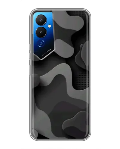 Чохол для TECNO POVA 4 (LG7n) з картинкою «Темний абстрактний камуфляж» Чохол для TECNO POVA 4 (LG7n) з картинкою «Темний абстрактний камуфляж»