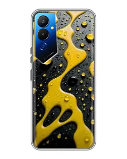 Чохол для TECNO POVA 4 (LG7n) з картинкою «Рідке жовте золото»
