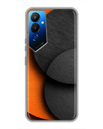 Чохол для TECNO POVA 4 (LG7n) з картинкою «Геометрія помаранчевих кіл» Чохол для TECNO POVA 4 (LG7n) з картинкою «Геометрія помаранчевих кіл»