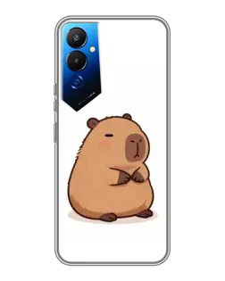 Чехол для TECNO POVA 4 (LG7n) с картинкой «Толстенькая капибара»