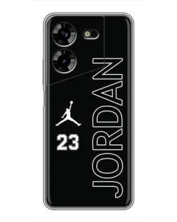 Чехол для TECNO POVA 5 (LG7n) с картинкой «Jordan Vertical»