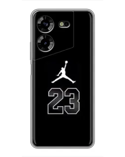 Чехол для TECNO POVA 5 (LG7n) с картинкой «Jordan Flight 23»