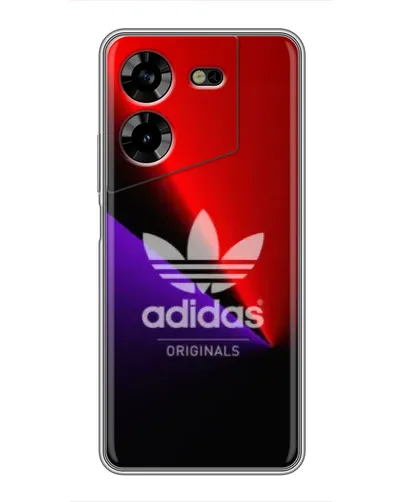 Чехол для TECNO POVA 5 (LG7n) с картинкой «Adidas Red Neon» Чехол для TECNO POVA 5 (LG7n) с картинкой «Adidas Red Neon»