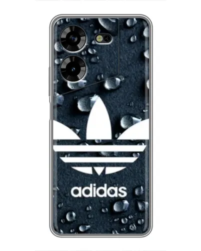 Чехол для TECNO POVA 5 (LG7n) с картинкой «Adidas Trefoil Blue» Чехол для TECNO POVA 5 (LG7n) с картинкой «Adidas Trefoil Blue»