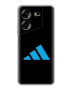 Чехол для TECNO POVA 5 (LG7n) с картинкой «Adidas Cyan Logo»