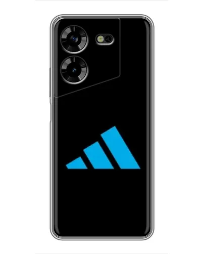 Чехол для TECNO POVA 5 (LG7n) с картинкой «Adidas Cyan Logo» Чехол для TECNO POVA 5 (LG7n) с картинкой «Adidas Cyan Logo»