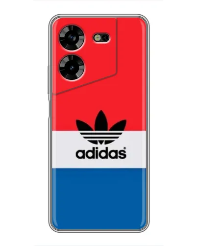 Чехол для TECNO POVA 5 (LG7n) с картинкой «Ретро блоки Adidas» Чехол для TECNO POVA 5 (LG7n) с картинкой «Ретро блоки Adidas»