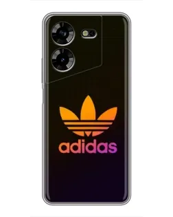 Чехол для TECNO POVA 5 (LG7n) с картинкой «Градиент Adidas»