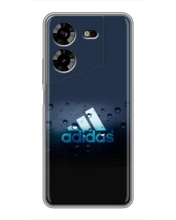 Чехол для TECNO POVA 5 (LG7n) с картинкой «Adidas Water Drops»