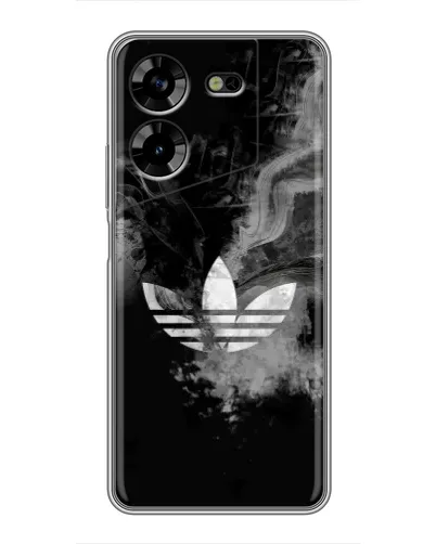 Чехол для TECNO POVA 5 (LG7n) с картинкой «Абстрактный дым Adidas» Чехол для TECNO POVA 5 (LG7n) с картинкой «Абстрактный дым Adidas»