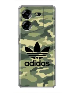Чехол для TECNO POVA 5 (LG7n) с картинкой «Милитари стиль Adidas»