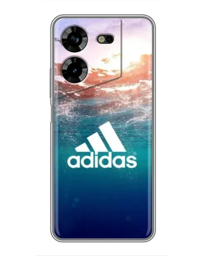 Чехол для TECNO POVA 5 (LG7n) с картинкой «Океанская глубина адидас» Чехол для TECNO POVA 5 (LG7n) с картинкой «Океанская глубина адидас»