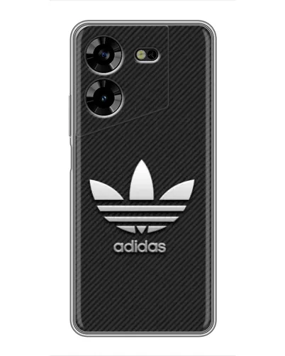 Чехол для TECNO POVA 5 (LG7n) с картинкой «Adidas Карбоновая текстура» Чехол для TECNO POVA 5 (LG7n) с картинкой «Adidas Карбоновая текстура»