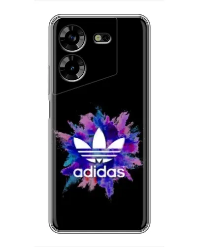 Чехол для TECNO POVA 5 (LG7n) с картинкой «Взрыв красок Adidas» Чехол для TECNO POVA 5 (LG7n) с картинкой «Взрыв красок Adidas»