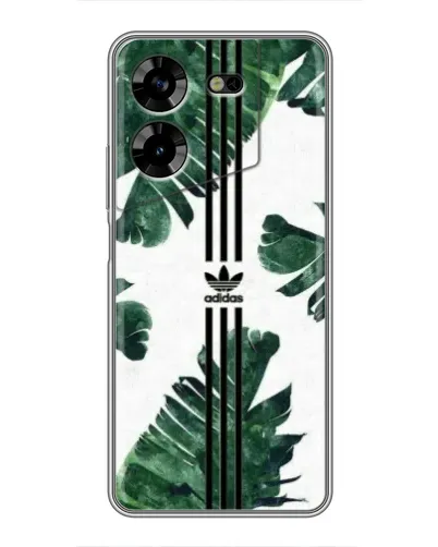 Чехол для TECNO POVA 5 (LG7n) с картинкой «Пальмовые листья адидас» Чехол для TECNO POVA 5 (LG7n) с картинкой «Пальмовые листья адидас»