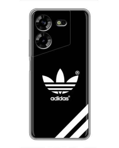 Чехол для TECNO POVA 5 (LG7n) с картинкой «Adidas с диагональными полосами» Чехол для TECNO POVA 5 (LG7n) с картинкой «Adidas с диагональными полосами»
