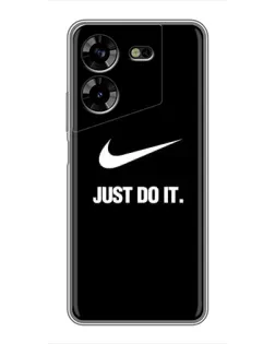 Чехол для TECNO POVA 5 (LG7n) с картинкой «Классический принт Nike»