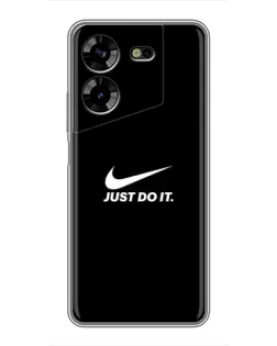 Чехол для TECNO POVA 5 (LG7n) с картинкой «Минимализм от Nike»