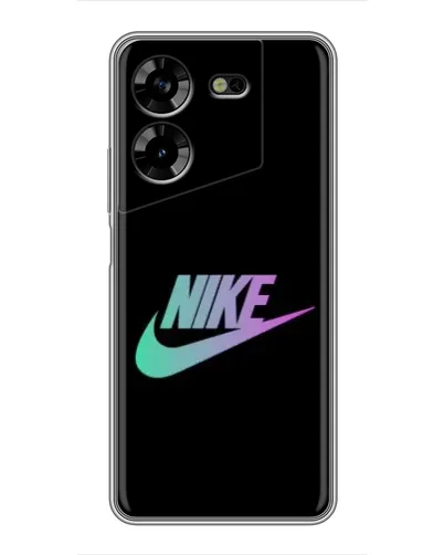 Чехол для TECNO POVA 5 (LG7n) с картинкой «Nike — городская ночь»
