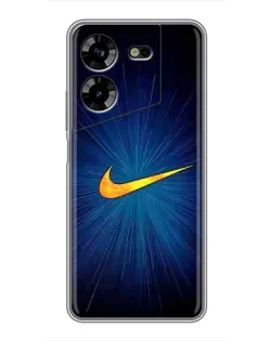 Чохол для TECNO POVA 5 (LG7n) з картинкою «Синій пульс Nike»