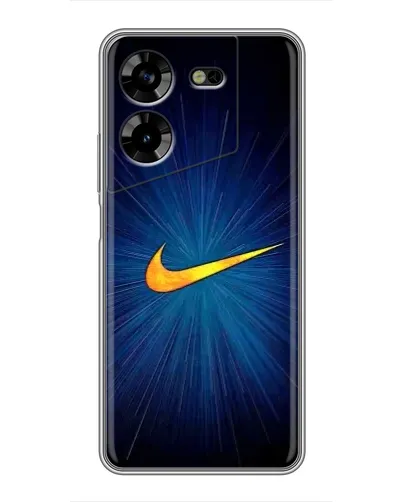Чохол для TECNO POVA 5 (LG7n) з картинкою «Синій пульс Nike» Чохол для TECNO POVA 5 (LG7n) з картинкою «Синій пульс Nike»
