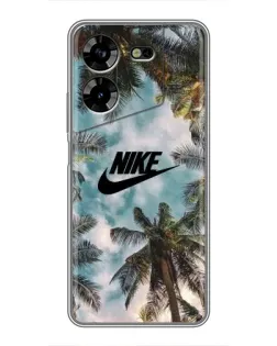 Чохол для TECNO POVA 5 (LG7n) з картинкою «Тропічний принт Nike»