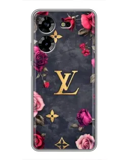 Чехол для TECNO POVA 5 (LG7n) с картинкой «Цветочный Louis Vuitton» Чехол для TECNO POVA 5 (LG7n) с картинкой «Цветочный Louis Vuitton»