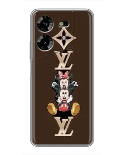 Чохол для TECNO POVA 5 (LG7n) з картинкою «LV та Міккі Маус»