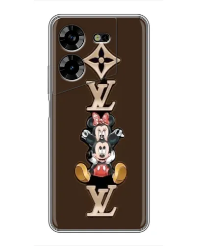 Чохол для TECNO POVA 5 (LG7n) з картинкою «LV та Міккі Маус»