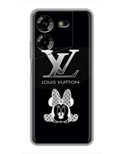 Чохол для TECNO POVA 5 (LG7n) з картинкою «LV та Мінні Маус»