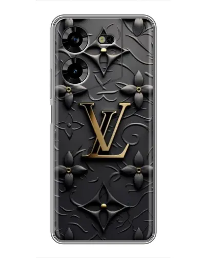 Чохол для TECNO POVA 5 (LG7n) з картинкою «Шкіряна текстура LV»
