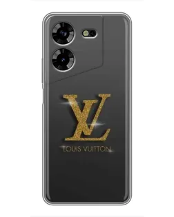 Чохол для TECNO POVA 5 (LG7n) з картинкою «Градієнт Louis Vuitton»