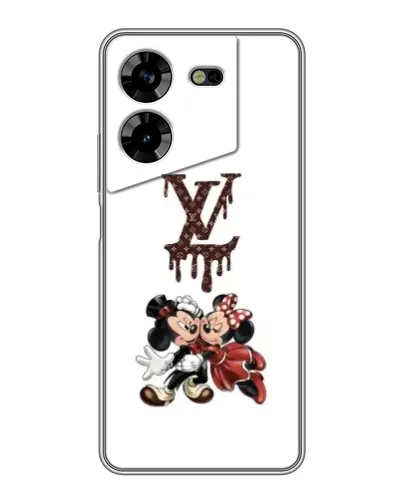 Чохол для TECNO POVA 5 (LG7n) з картинкою «LV та Міккі Маус»