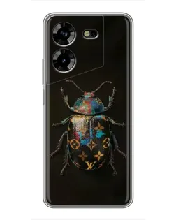 Чохол для TECNO POVA 5 (LG7n) з картинкою «LV — мармуровий принт»