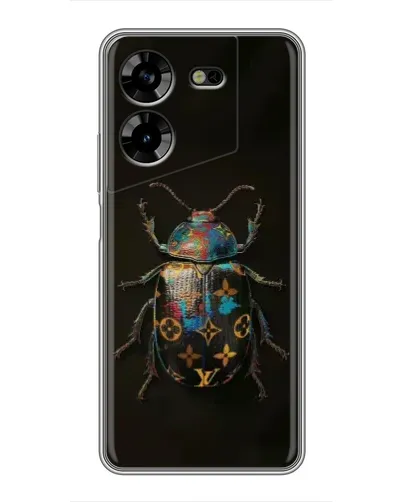 Чохол для TECNO POVA 5 (LG7n) з картинкою «LV — мармуровий принт»