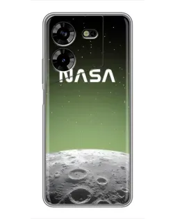 Чехол для TECNO POVA 5 (LG7n) с картинкой «NASA — лунный градиент»