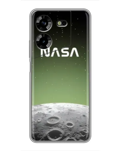 Чехол для TECNO POVA 5 (LG7n) с картинкой «NASA — лунный градиент»